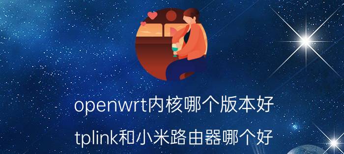 openwrt内核哪个版本好 tplink和小米路由器哪个好？